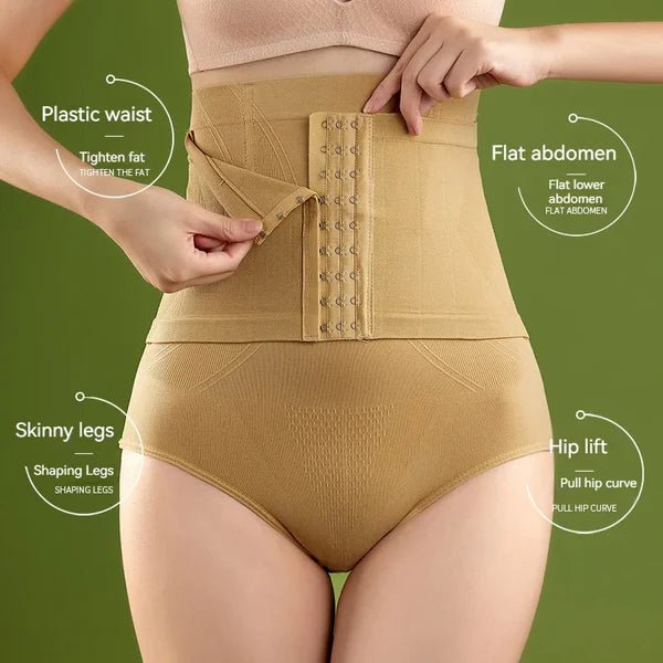 Adjustable Shapewear With Hooks Women Fat Tummy Control shaper panties Hip Enhancer Belly slimming panty - Lush Pesh