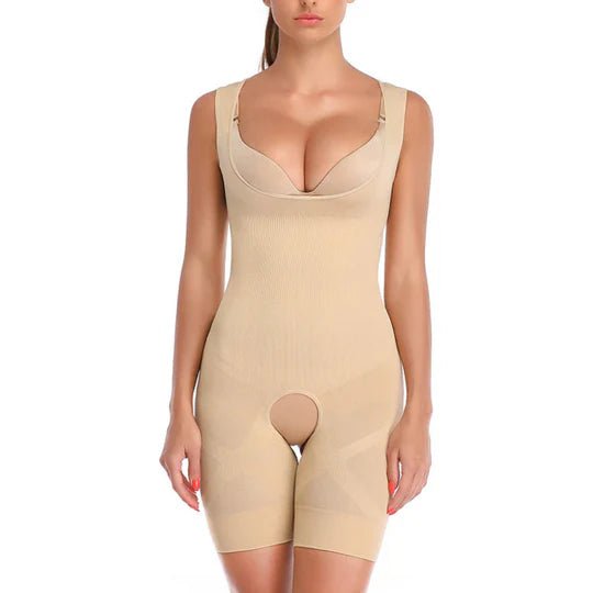 Full Body Shaper for Woman Bodysuit Waist Trainer Cincher Corset Tummy Control Thigh Slimmer - Lush Pesh